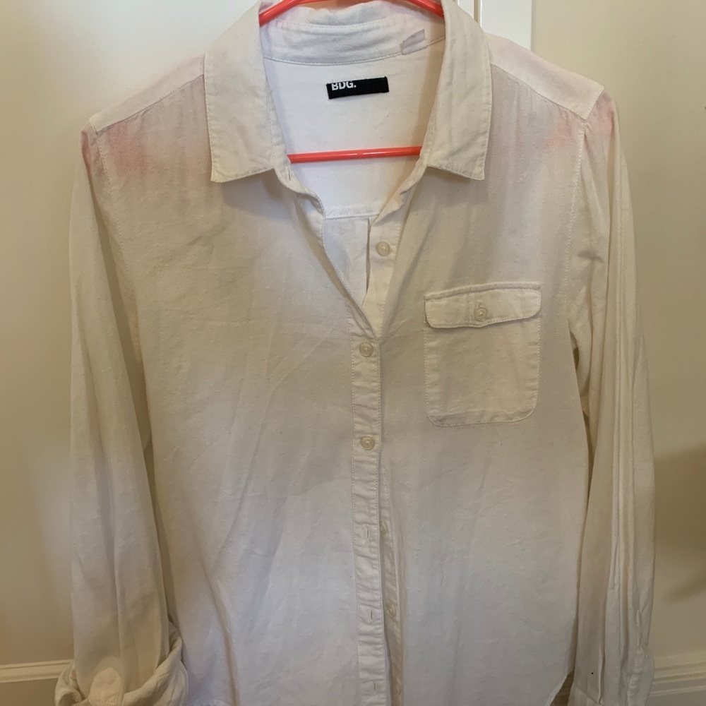 Button down White blouse